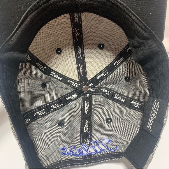 Titleist Golf Hat Performance Golf Tour, Plaid Adjustable, One Size, Adult Cap, - Picture 3 of 9